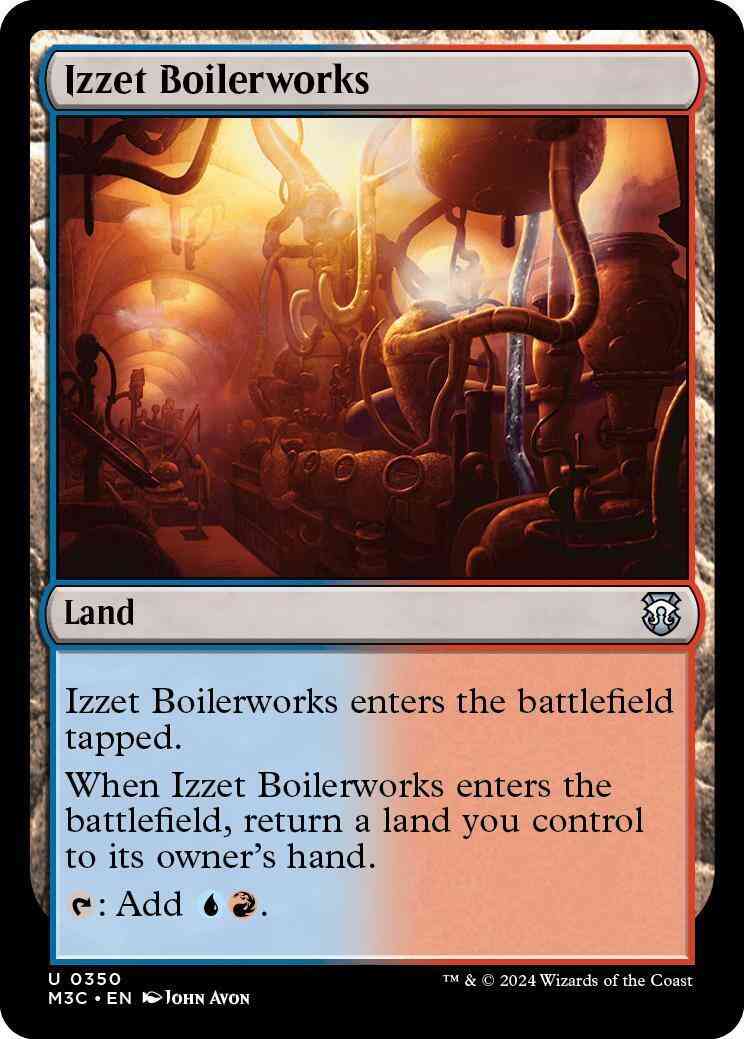 Izzet Boilerworks [350] [Modern Horizons 3: Commander] [Non-Foil]
