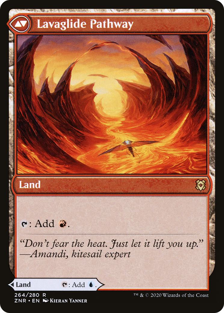 Riverglide Pathway // Lavaglide Pathway [ZNR-264] [The List] [Non-Foil]