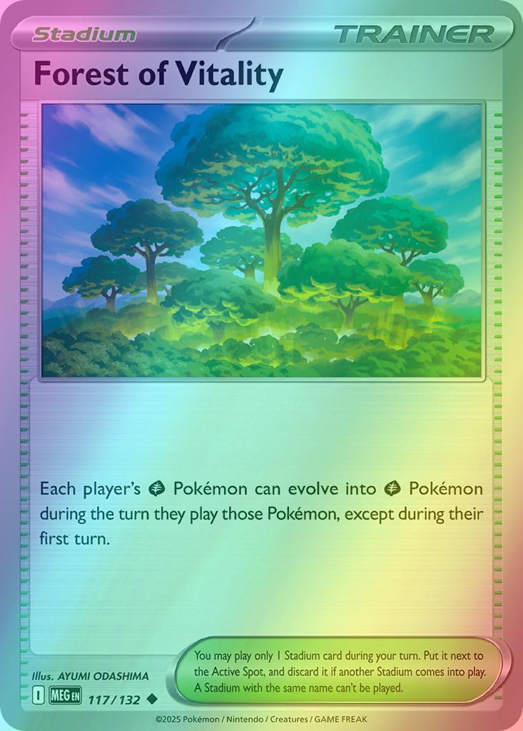 Forest of Vitality - 117/132 - Uncommon [me01-117] [Reverse Holo]