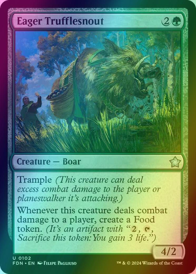 Eager Trufflesnout [102] [Foundations] [Foil]