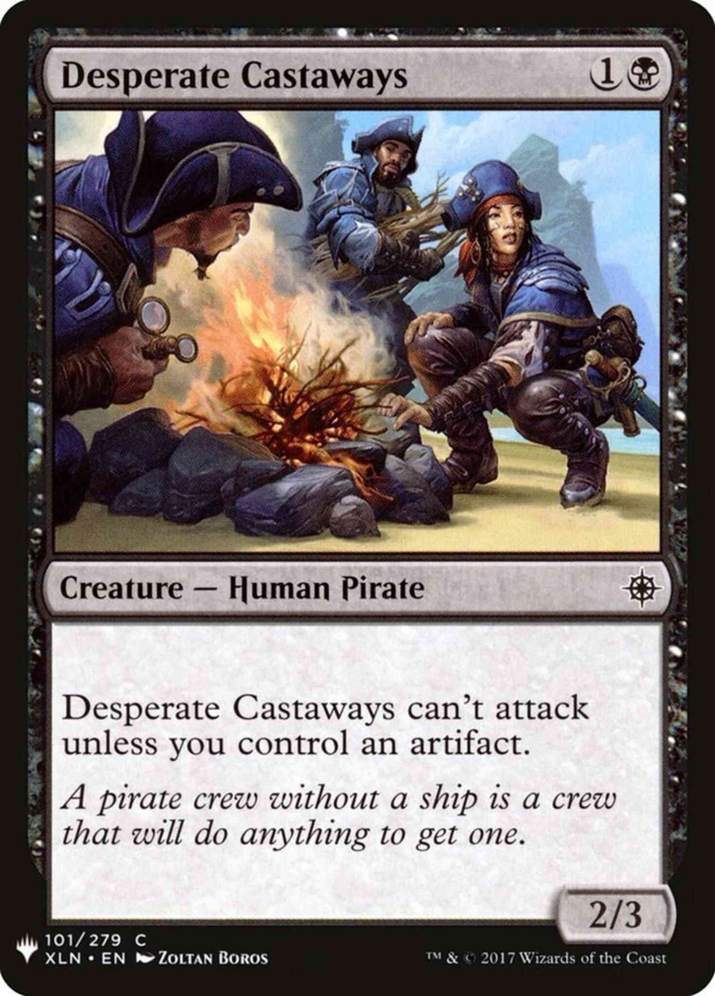 Desperate Castaways [XLN-101] [The List] [Non-Foil]