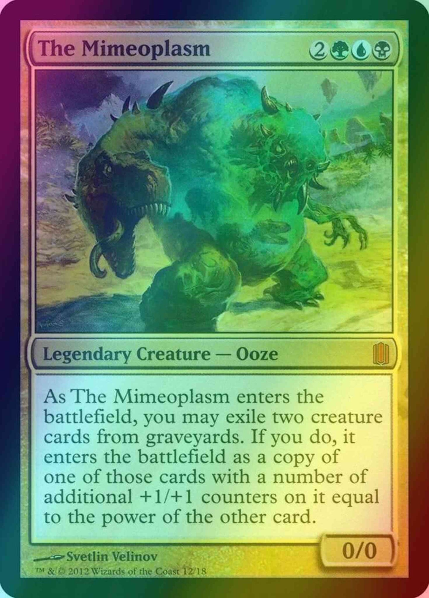 The Mimeoplasm [12] [Commander's Arsenal] [Foil]