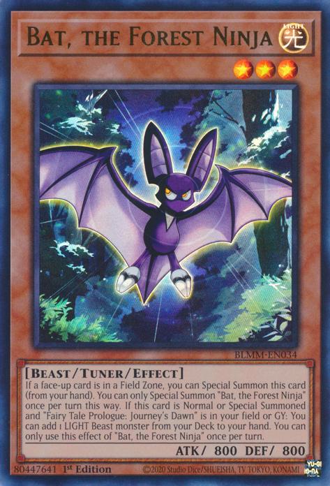 Bat, the Forest Ninja - BLMM-EN034 - Ultra Rare - 1st Edition