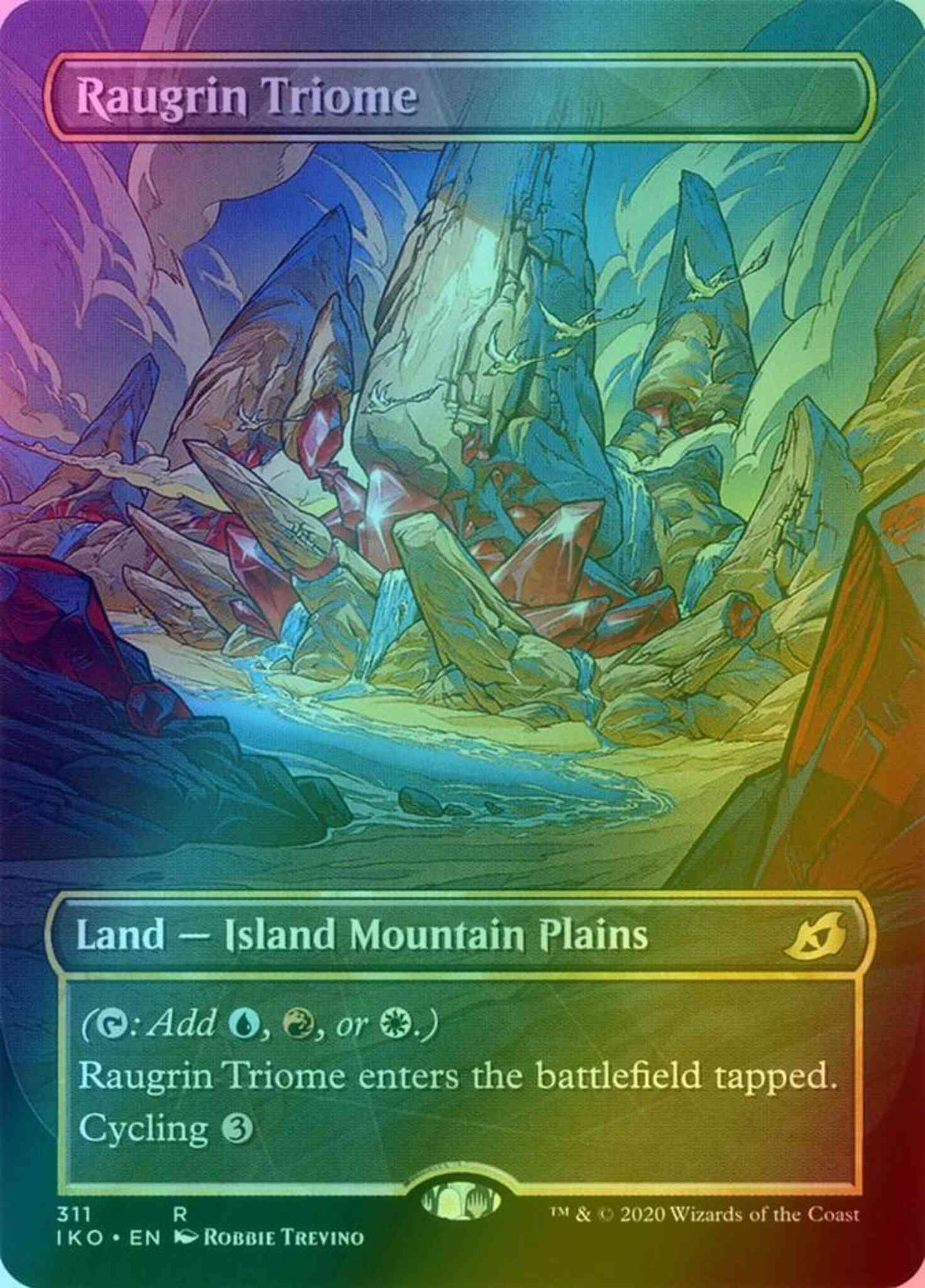 Raugrin Triome [311] [Alternate Art] [Ikoria: Lair of Behemoths] [Foil]