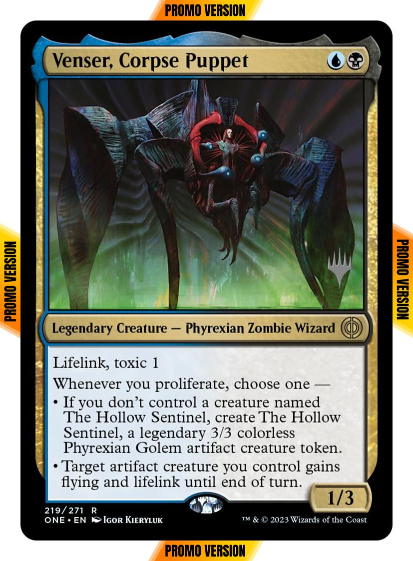 Venser, Corpse Puppet [219p] [Promo Pack] [Phyrexia: All Will Be One: Promos] [Non-Foil]