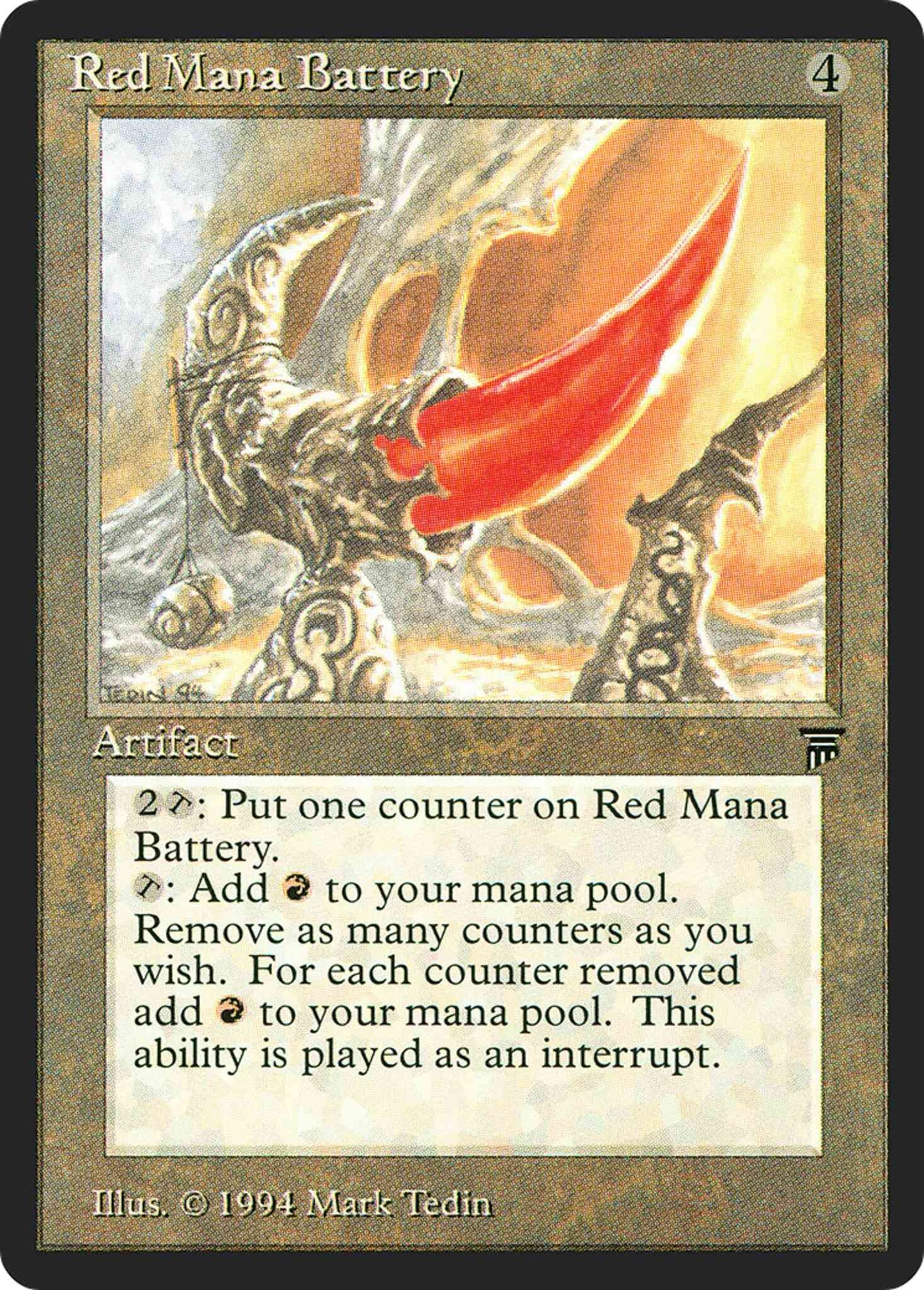 Red Mana Battery [291] [Legends] [Non-Foil]