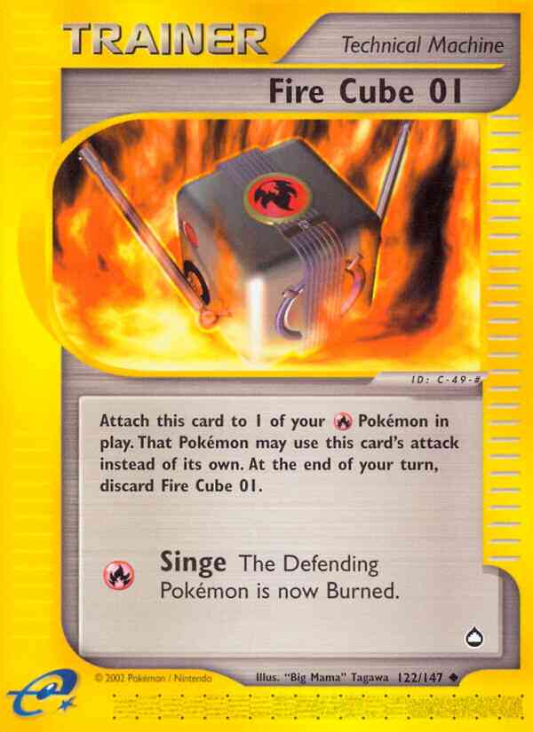 Fire Cube 01 - 122/147 - Uncommon [ecard2-122] [Non-Holo]
