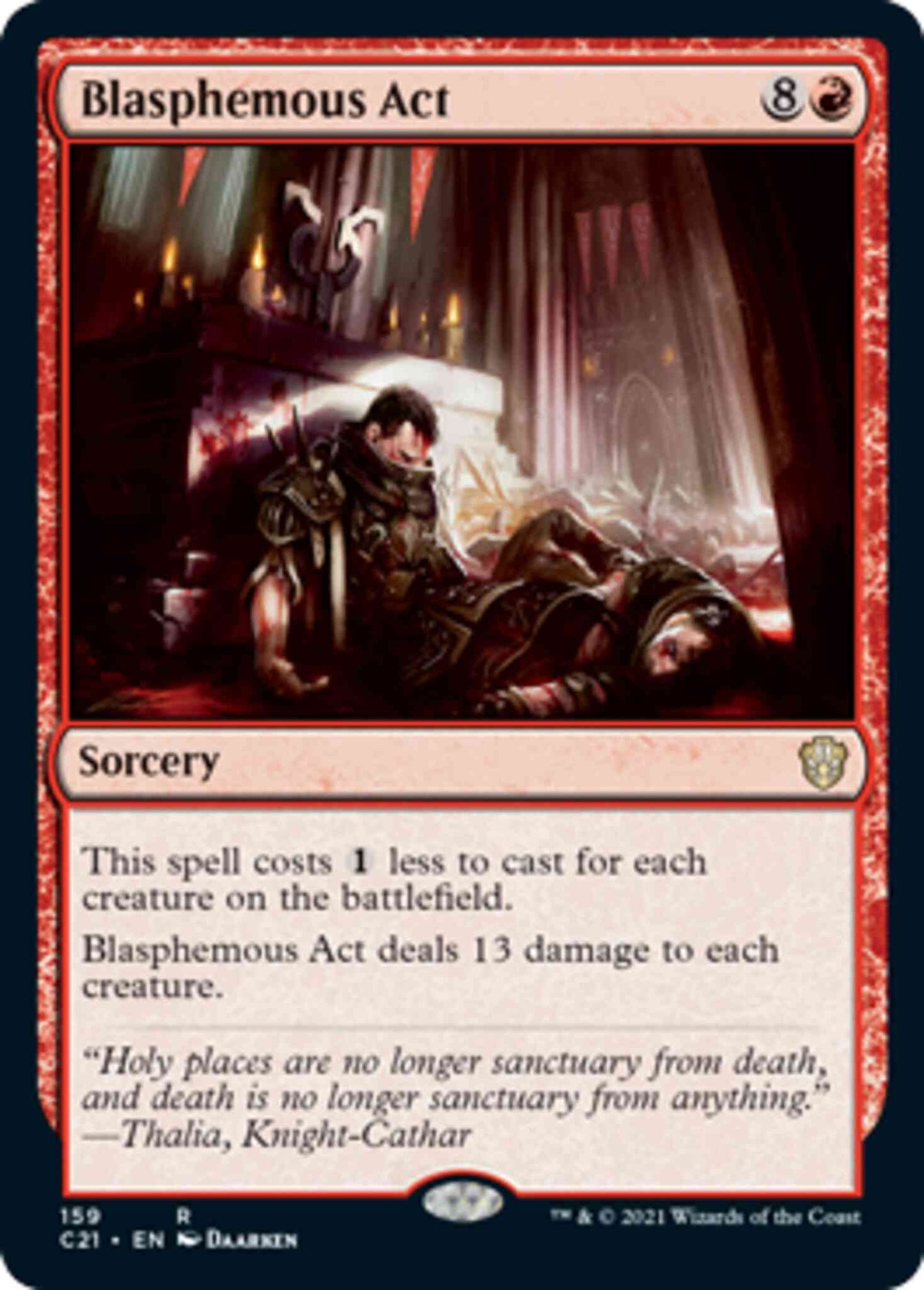 Blasphemous Act [159] [Commander 2021] [Non-Foil]
