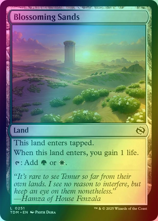 Blossoming Sands [251] [Tarkir: Dragonstorm] [Foil]