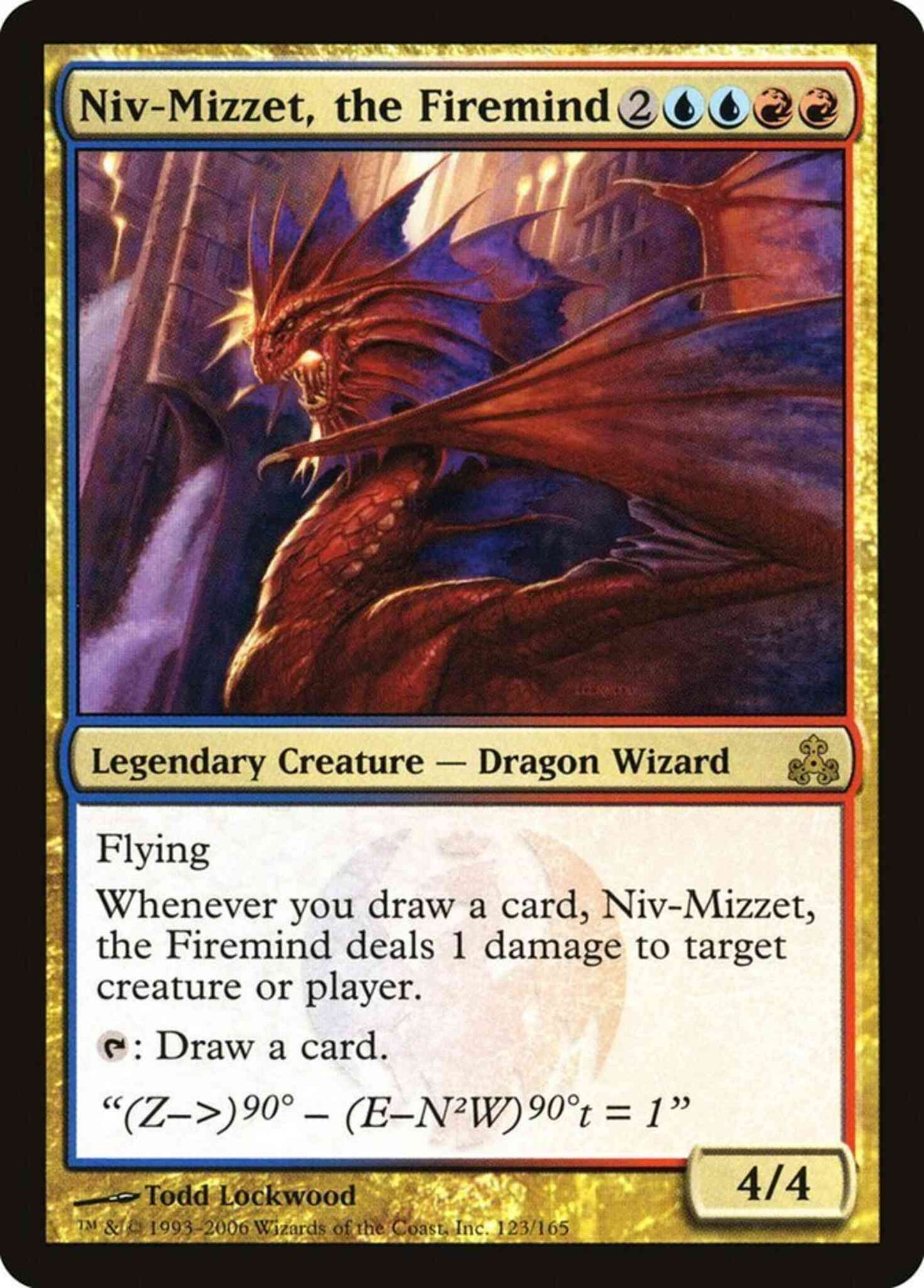 Niv-Mizzet, the Firemind [123] [Guildpact] [Non-Foil]