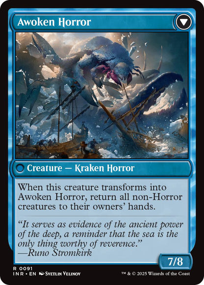 Thing in the Ice // Awoken Horror [91] [Innistrad Remastered] [Non-Foil]