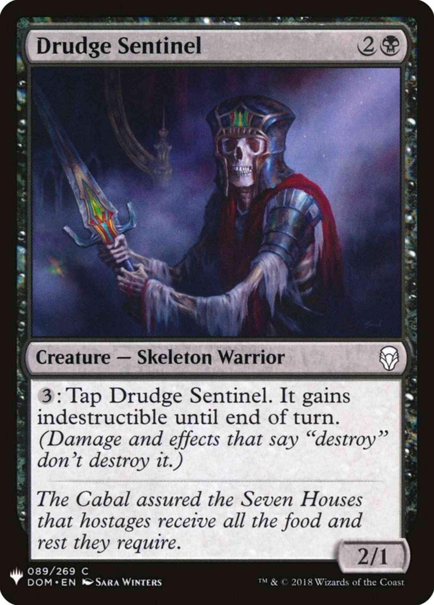 Drudge Sentinel [DOM-89] [The List] [Non-Foil]