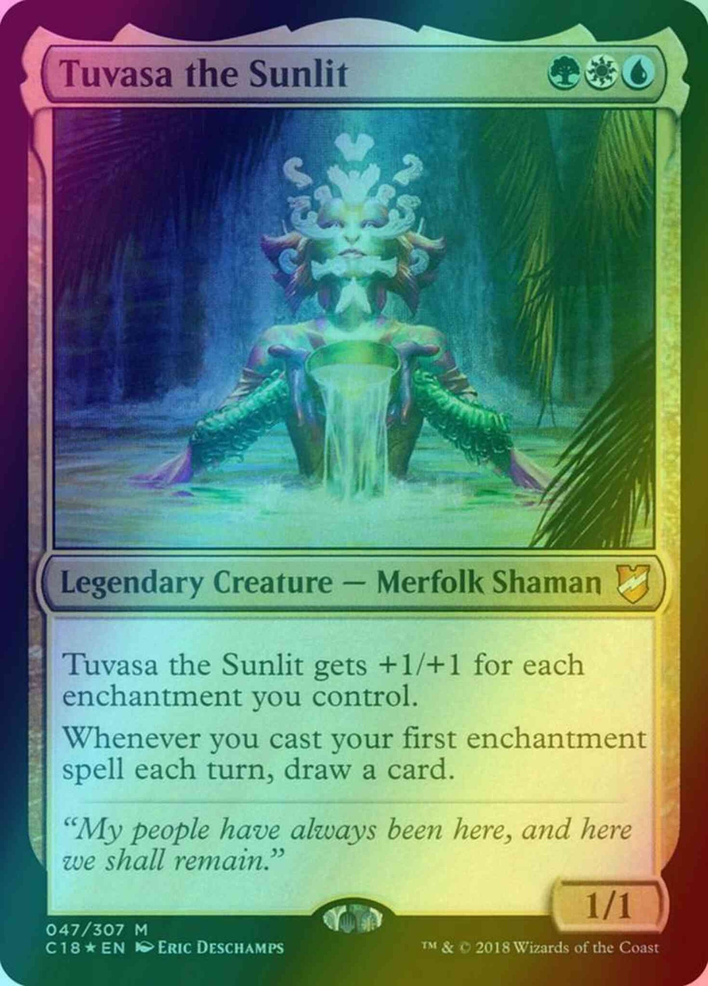 Tuvasa the Sunlit [47] [Commander 2018] [Foil]