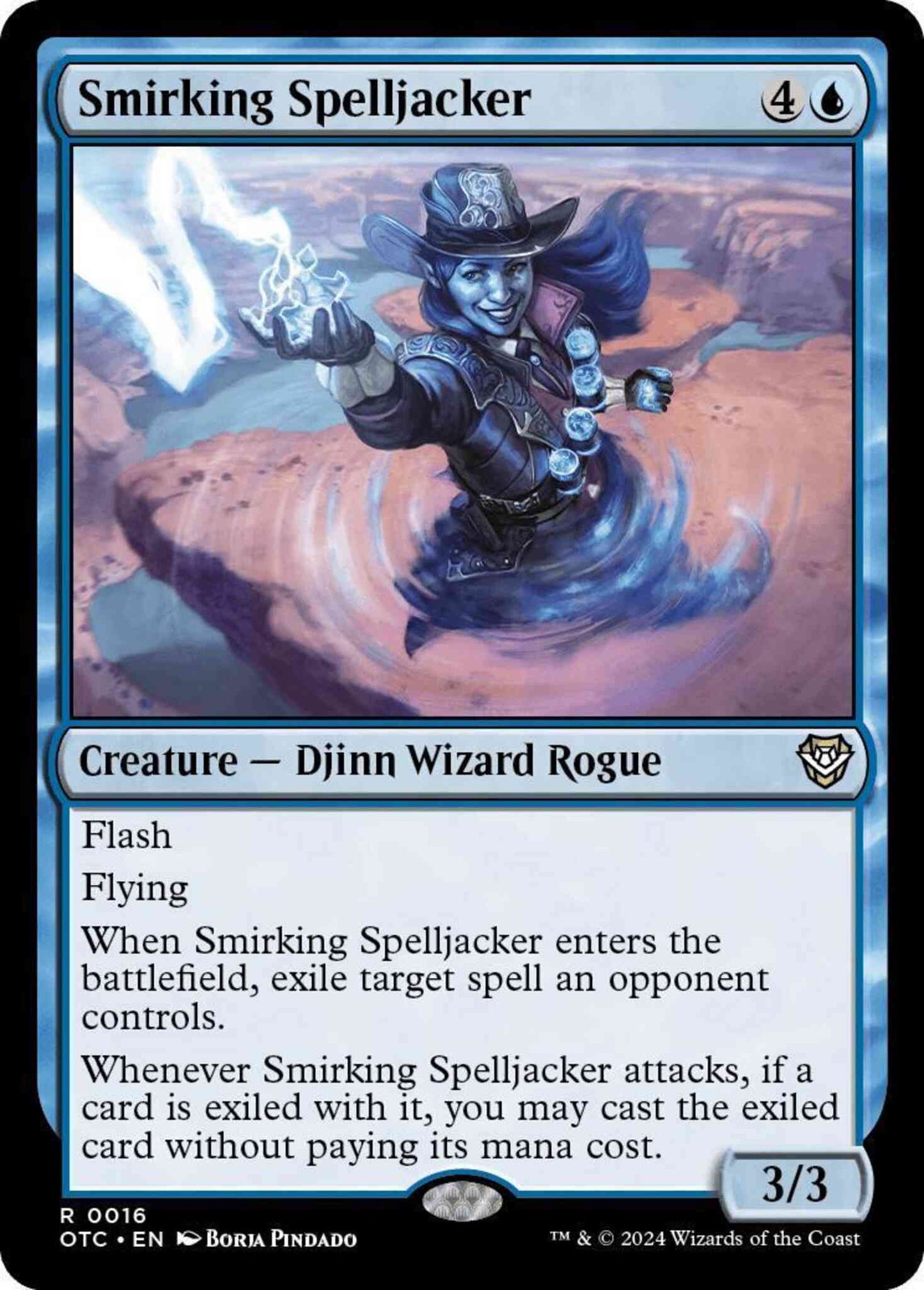 Smirking Spelljacker [16] [Outlaws of Thunder Junction: Commander] [Non-Foil]