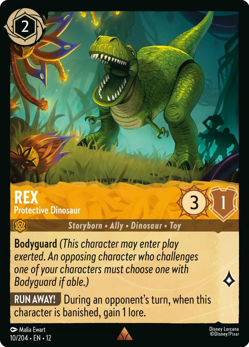 Rex - Protective Dinosaur - 10/204 [Wilds Unknown] [Non-Foil]