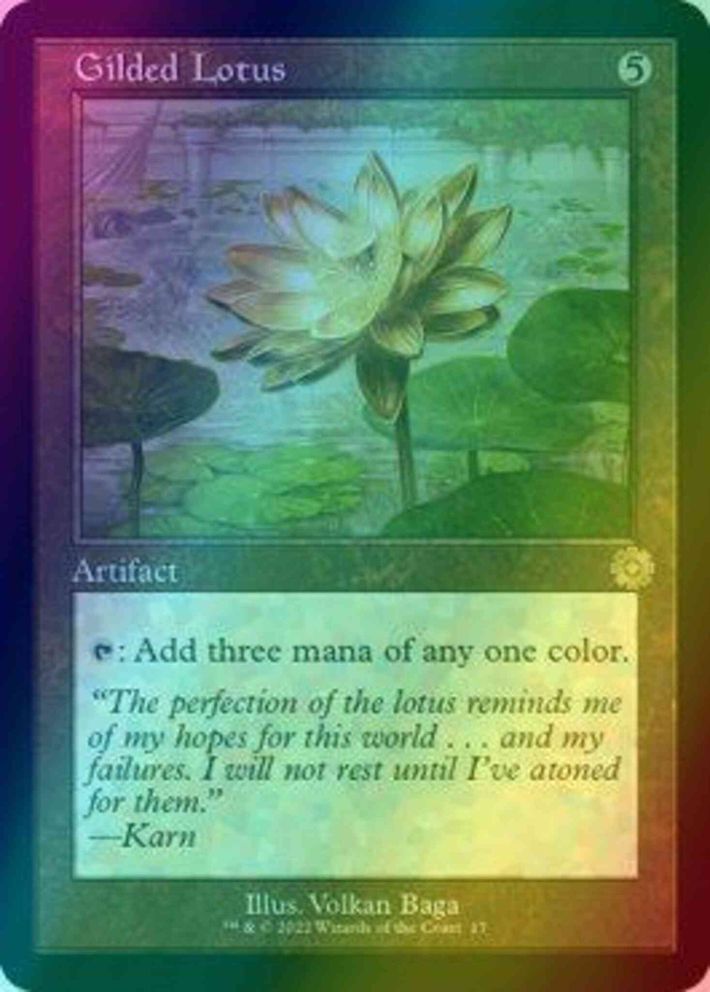 Gilded Lotus [17] [Retro Frame] [The Brothers' War Retro Artifacts] [Foil]