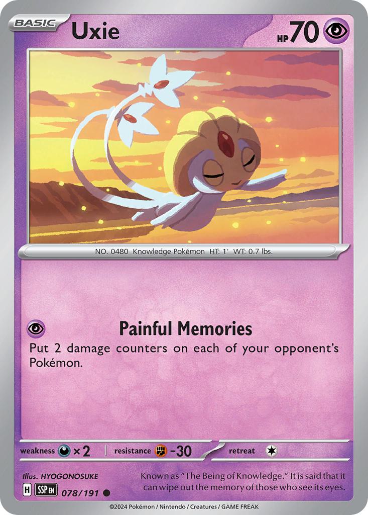 Uxie - 078/191 - Common [sv08-078] [Non-Holo]