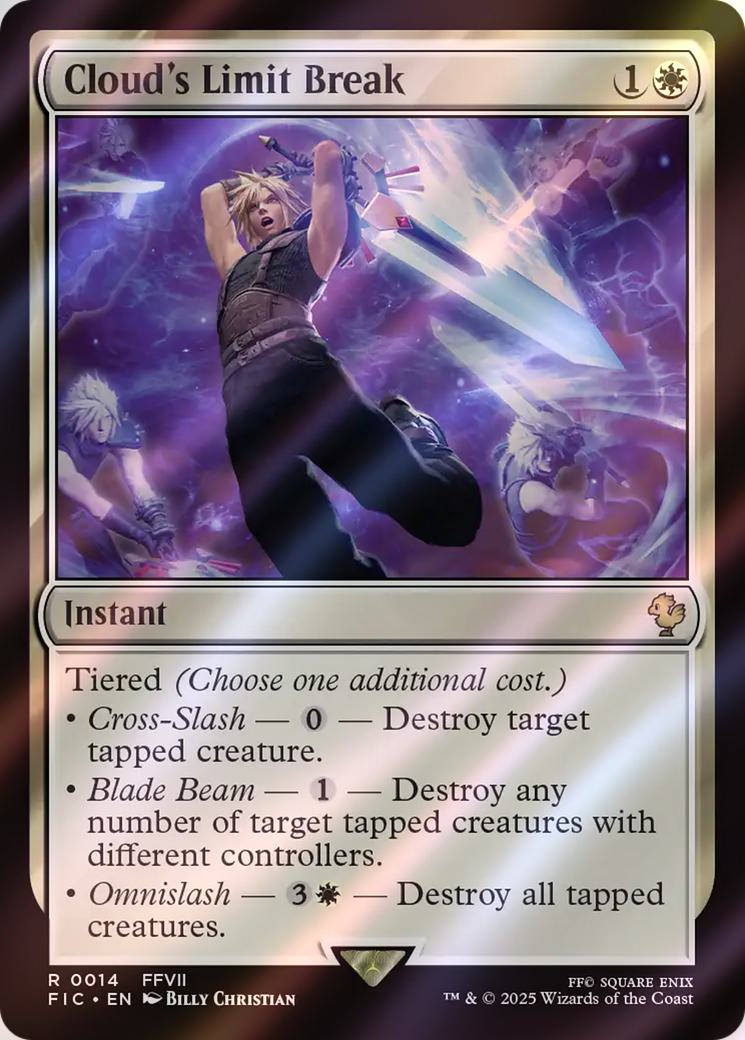 Cloud's Limit Break [14] [FINAL FANTASY: Commander] [Surge Foil]