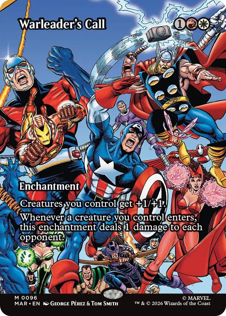 Warleader's Call [96] [Borderless] [Source Material] [Marvel Universe] [Non-Foil]