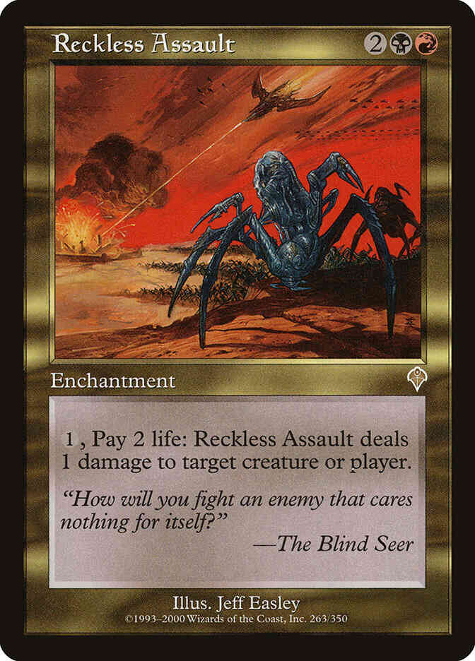 Reckless Assault [263] [Invasion] [Non-Foil]