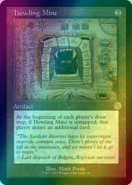 Howling Mine [83] [Retro Frame] [Schematic] [The Brothers' War Retro Artifacts] [Foil]