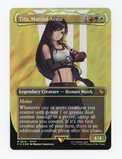 Tifa, Martial Artist — Borderless|Character|Surge Foil — ID 18463