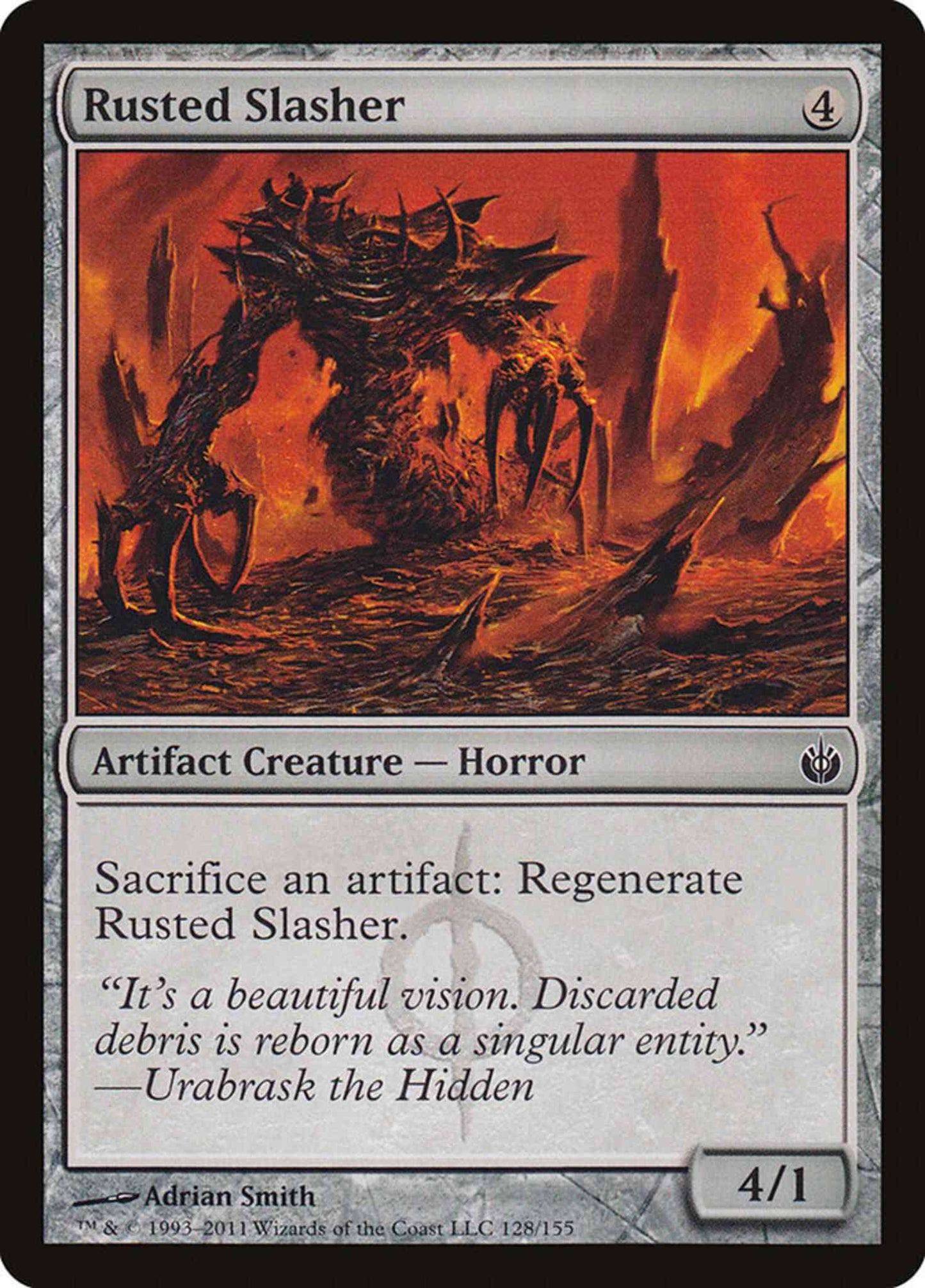 Rusted Slasher [128] [Mirrodin Besieged] [Non-Foil]