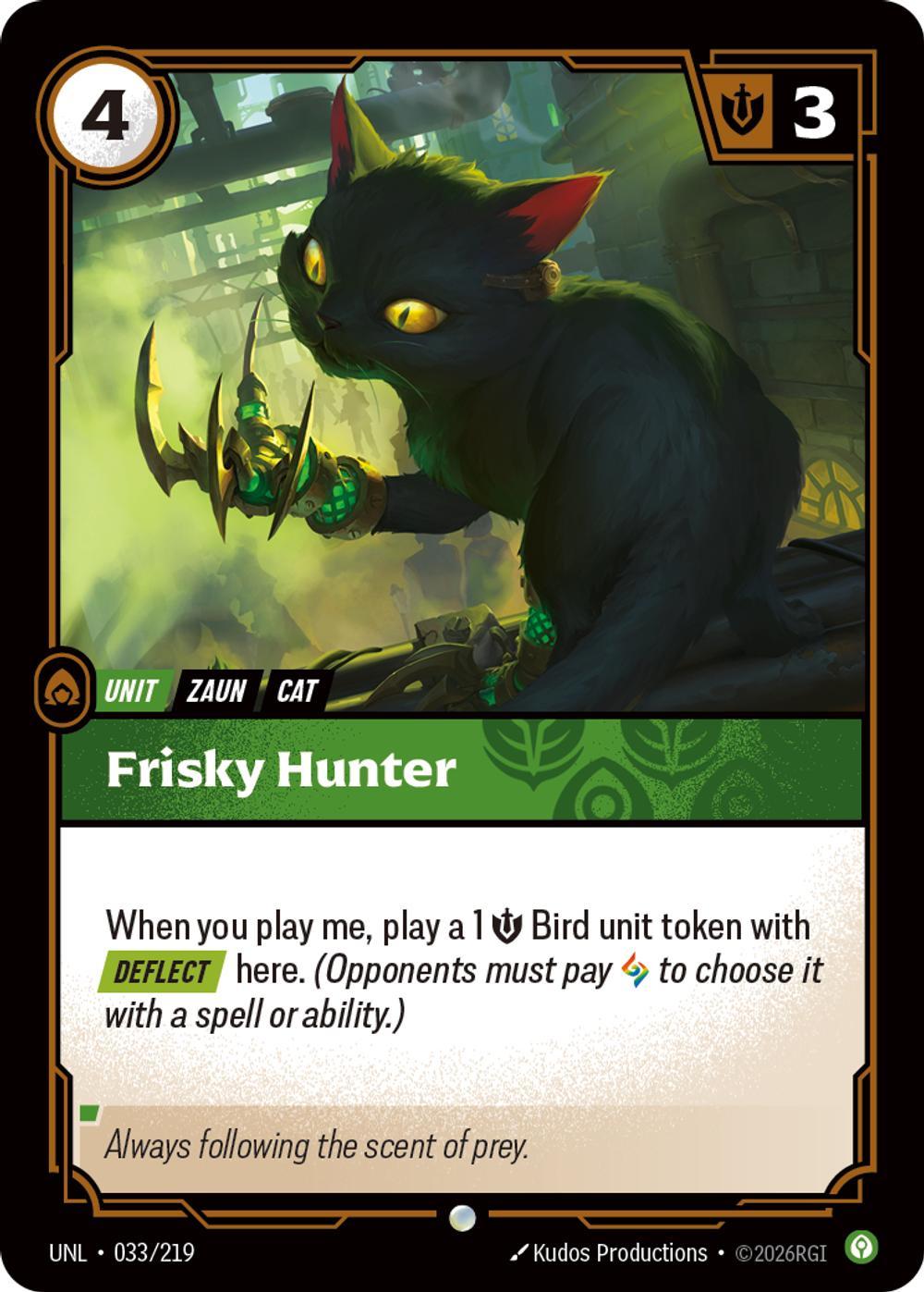 Frisky Hunter - 033/219 [Unleashed] [Non-Foil]