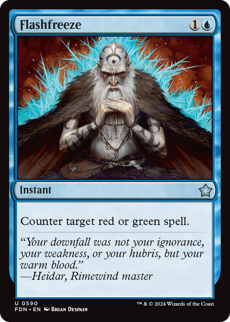Flashfreeze [590] [Foundations] [Non-Foil]