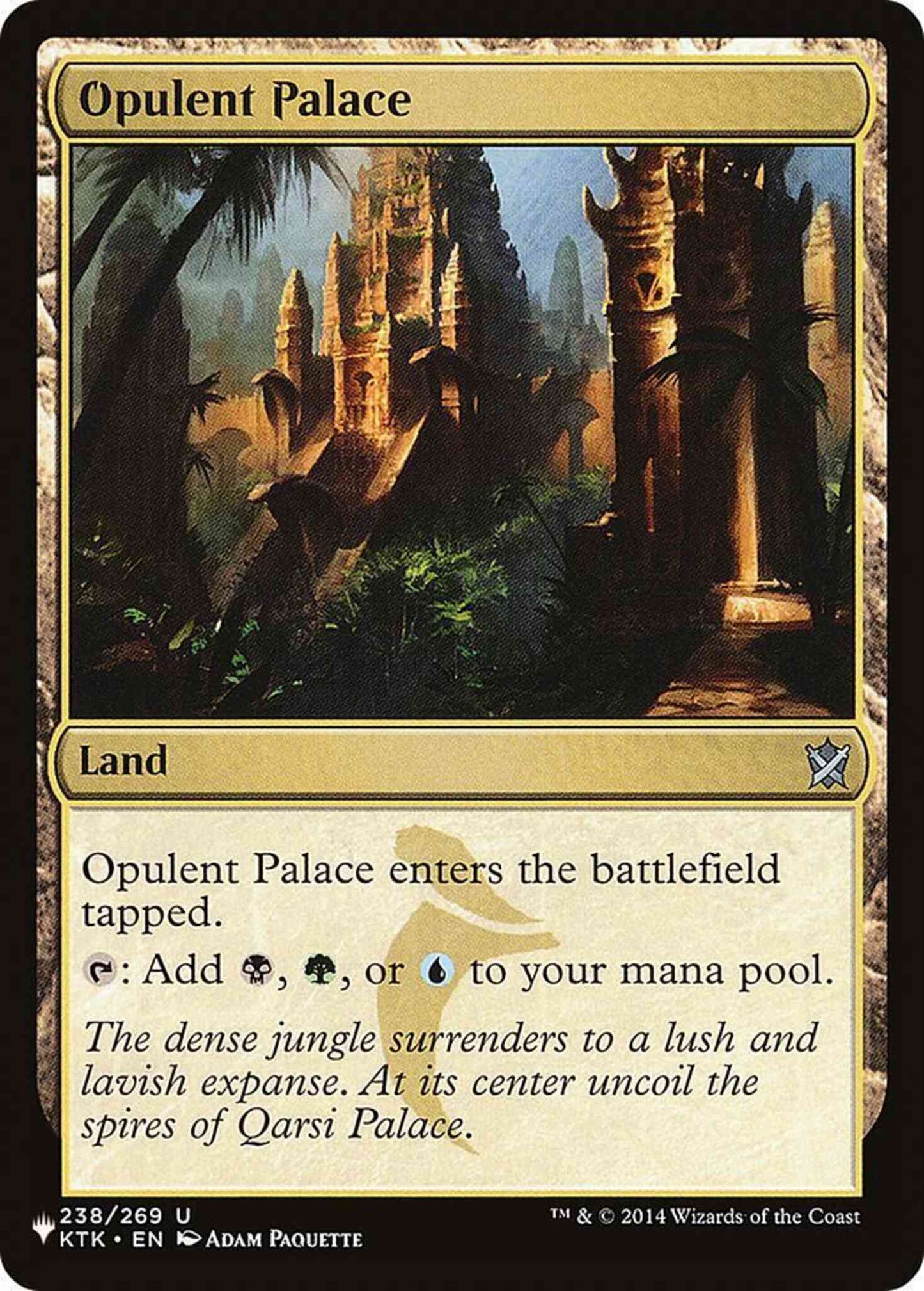 Opulent Palace [KTK-238] [The List] [Non-Foil]