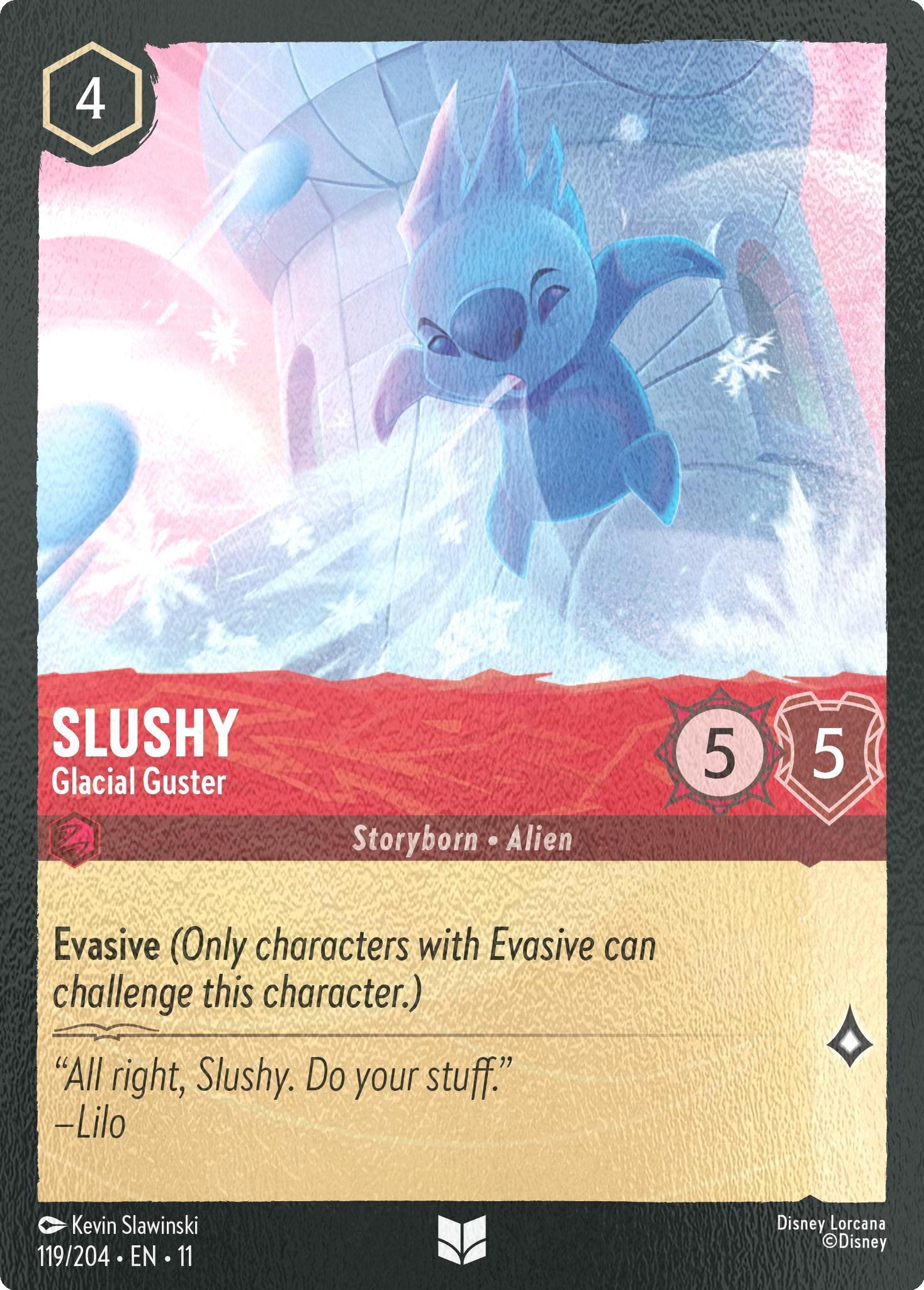 Slushy - Glacial Guster - 119/204 [Winterspell] [Cold Foil]