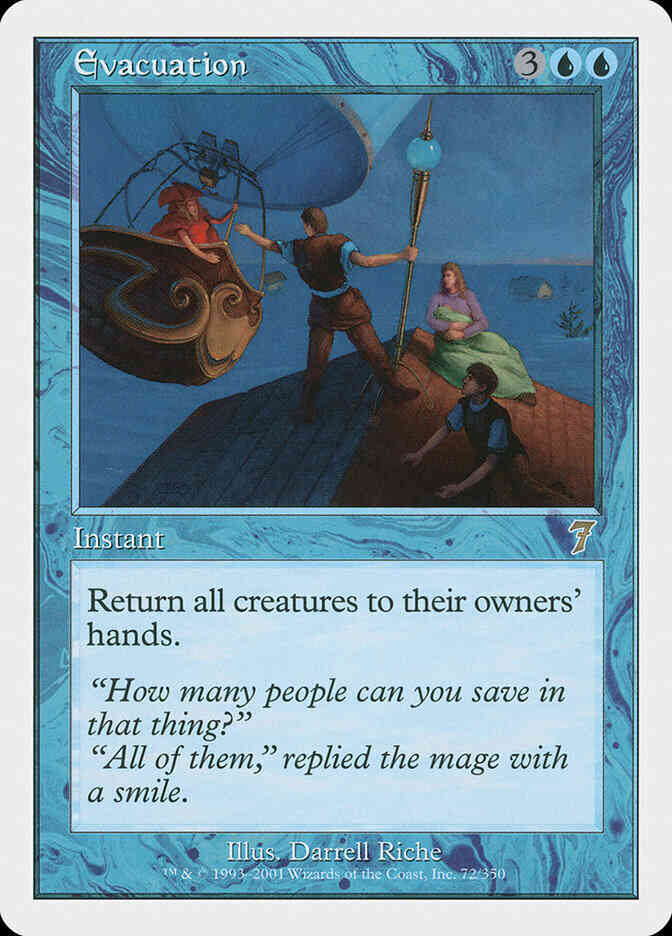 Evacuation [72] [Seventh Edition] [Non-Foil]