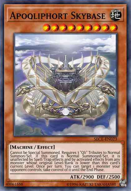 Apoqliphort Skybase - SECE-EN023 - Ultra Rare - 1st Edition