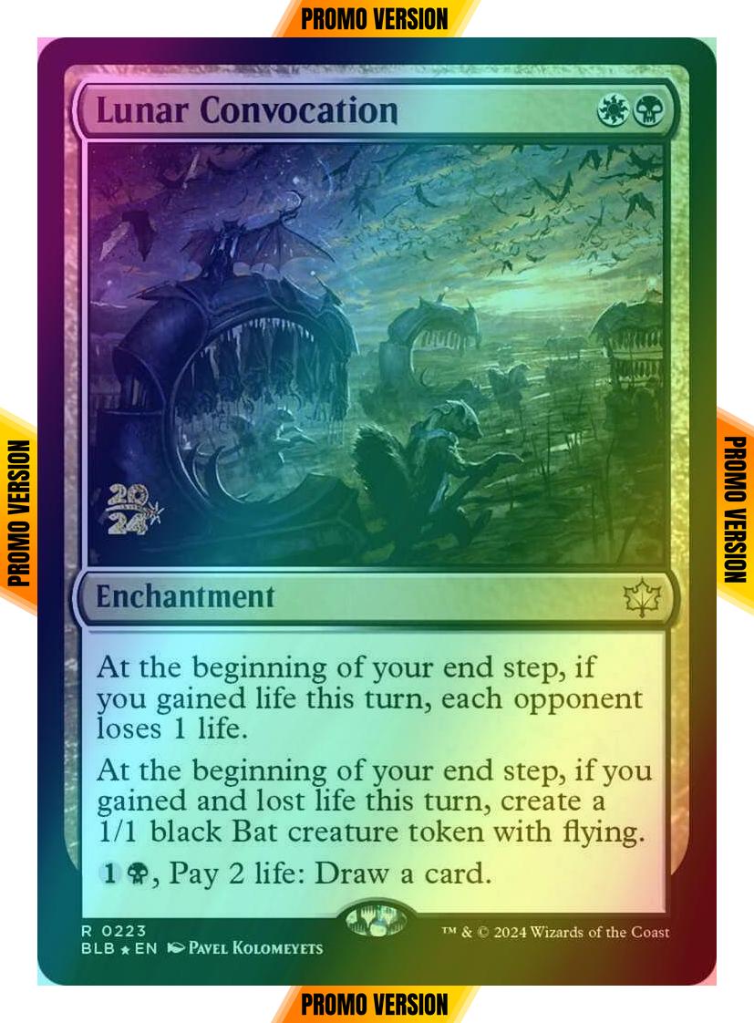 Lunar Convocation [223s] [Prerelease] [Bloomburrow: Promos] [Foil]