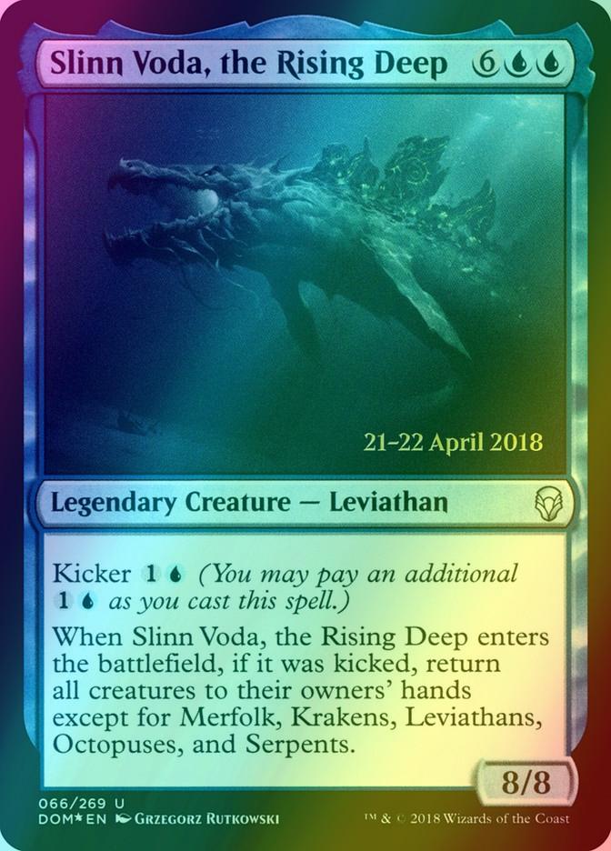 Slinn Voda, the Rising Deep [66s] [Dominaria Promos] [Foil]