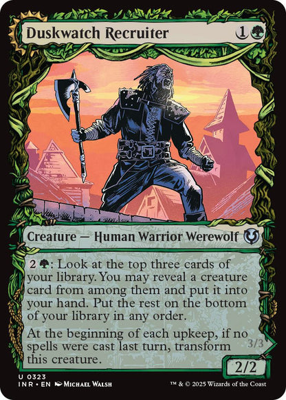 Duskwatch Recruiter // Krallenhorde Howler [323] [Equinox Showcase] [Innistrad Remastered] [Foil]