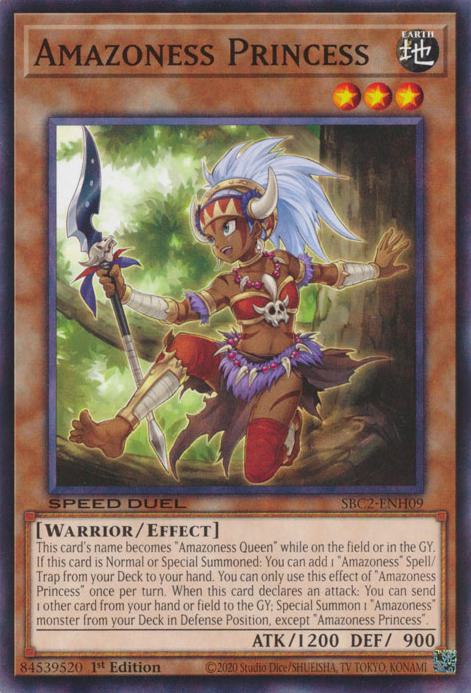 Amazoness Princess - SBC2-ENH09 - Common - 1st Edition