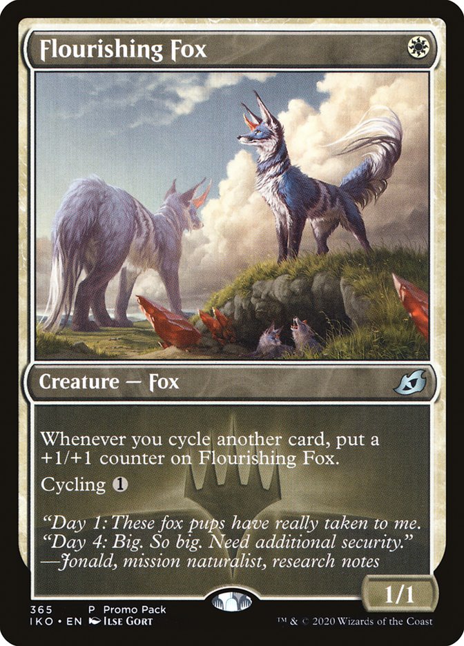 Flourishing Fox [365] [Dark Frame Promo Pack] [Ikoria: Lair of Behemoths] [Foil]