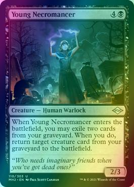 Young Necromancer [110] [Modern Horizons 2] [Foil]