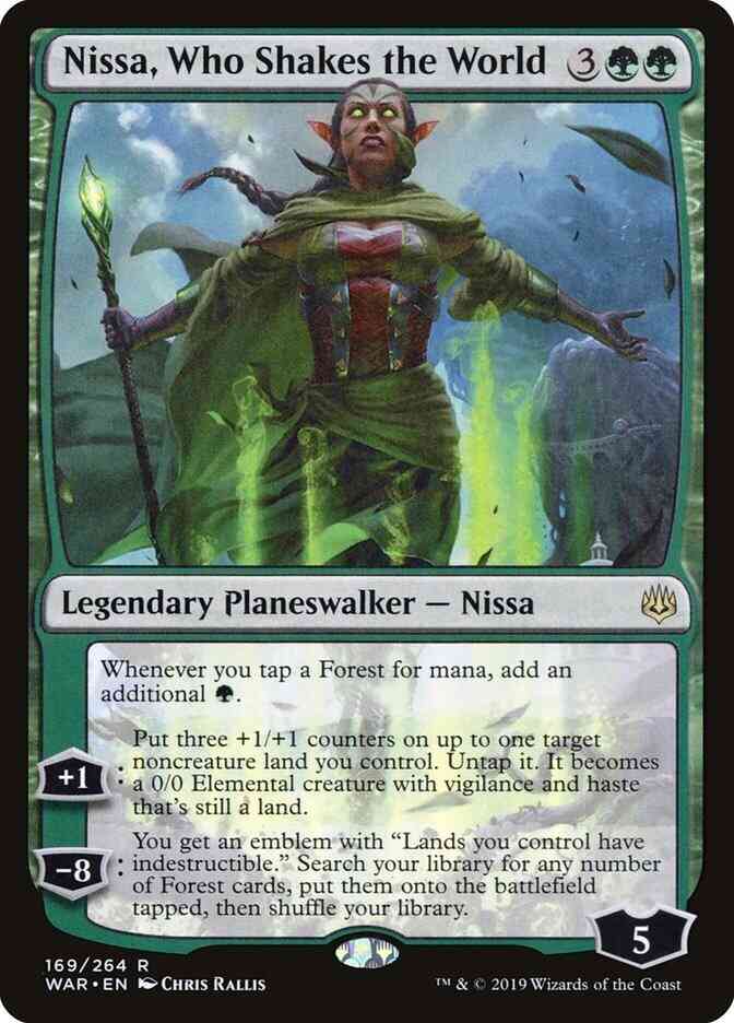 Nissa, Who Shakes the World [169] [War of the Spark] [Non-Foil]