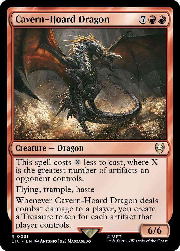 Cavern-Hoard Dragon [31] [The Lord of the Rings: Tales of Middle-earth: Commander] [Non-Foil]