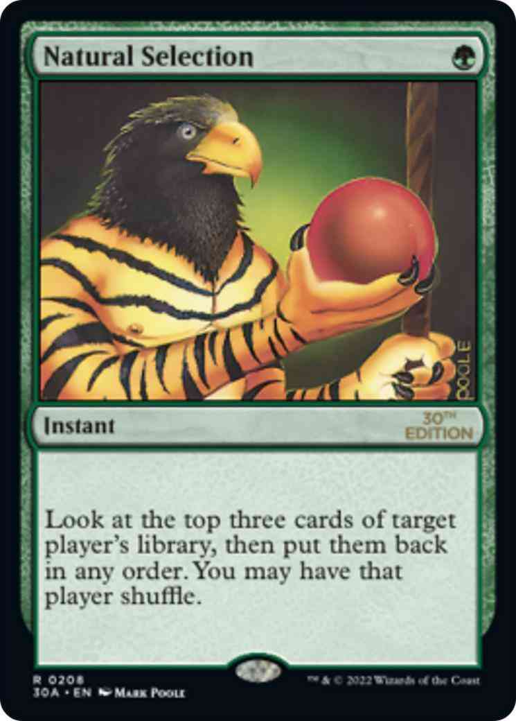 Natural Selection [208] [30th Anniversary Edition] [Non-Foil]