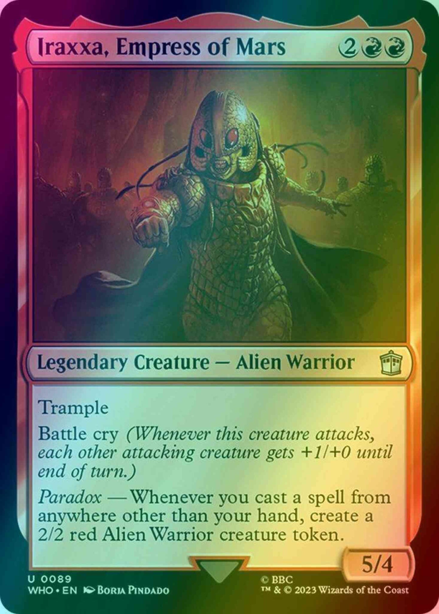 Iraxxa, Empress of Mars [89] [Universes Beyond: Doctor Who] [Foil]