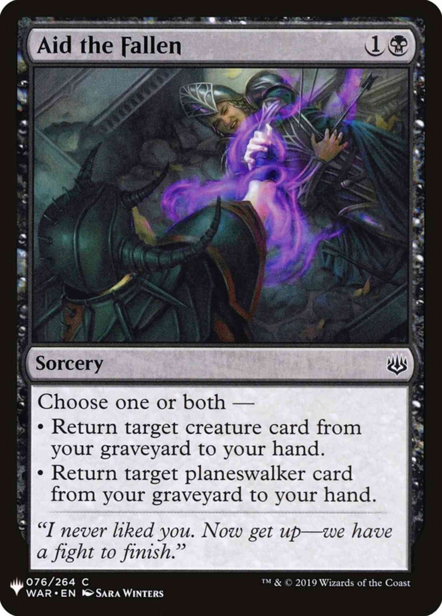 Aid the Fallen [WAR-76] [The List] [Non-Foil]