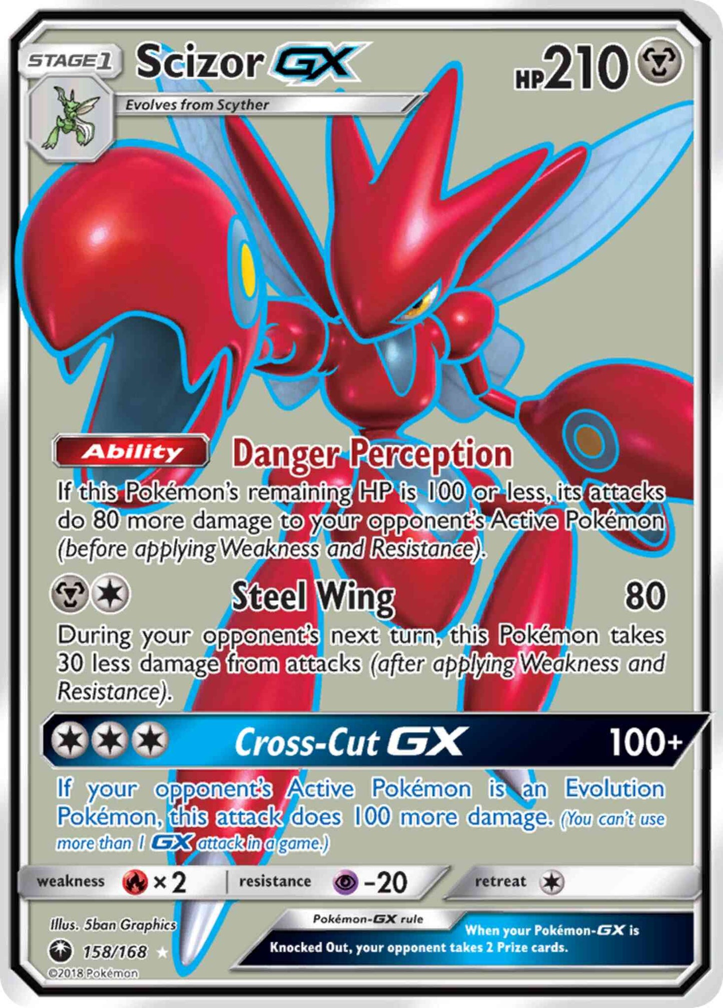 Scizor-GX - 158/168 - Rare Ultra [sm7-158] [Ultra]