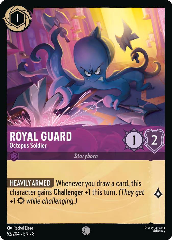 Royal Guard - Octopus Soldier - 52/204 [Reign of Jafar] [Non-Foil]