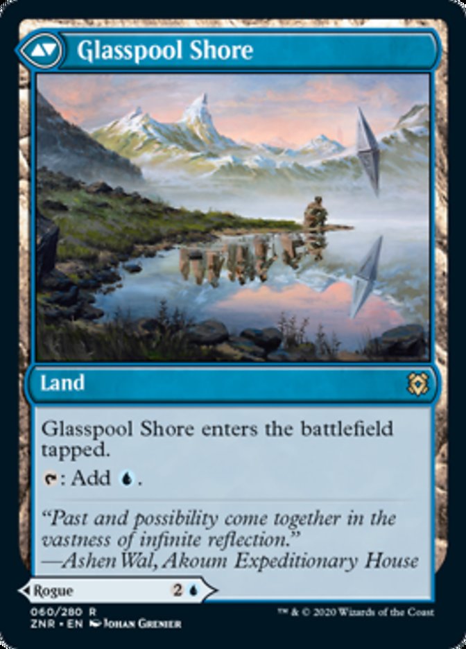 Glasspool Mimic // Glasspool Shore [60] [Zendikar Rising] [Non-Foil]
