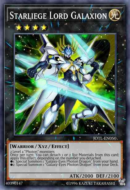 Starliege Lord Galaxion - MP14-EN097 - Super Rare - 1st Edition