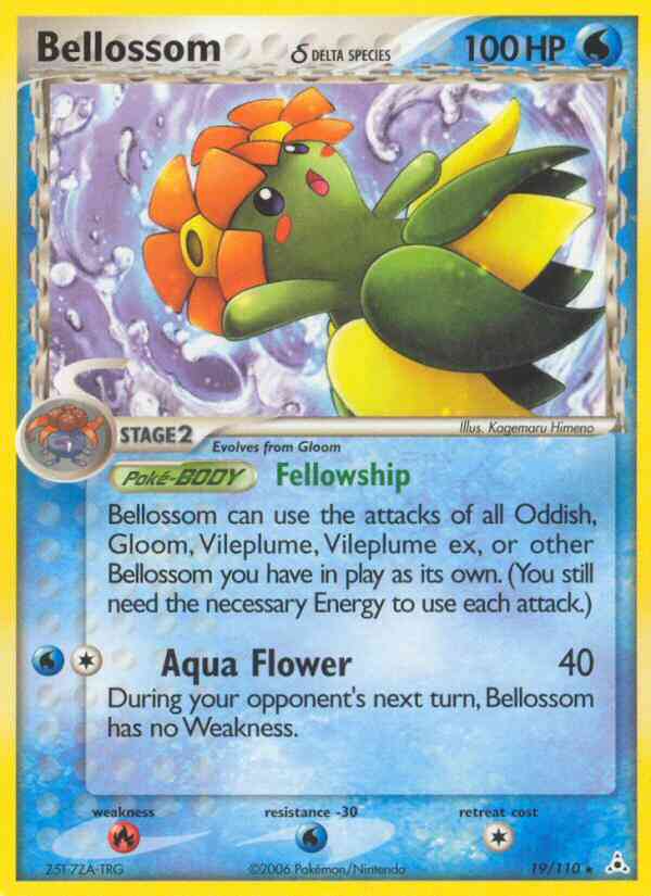 Bellossom δ - 19/110 - Rare [ex13-19] [Non-Holo]