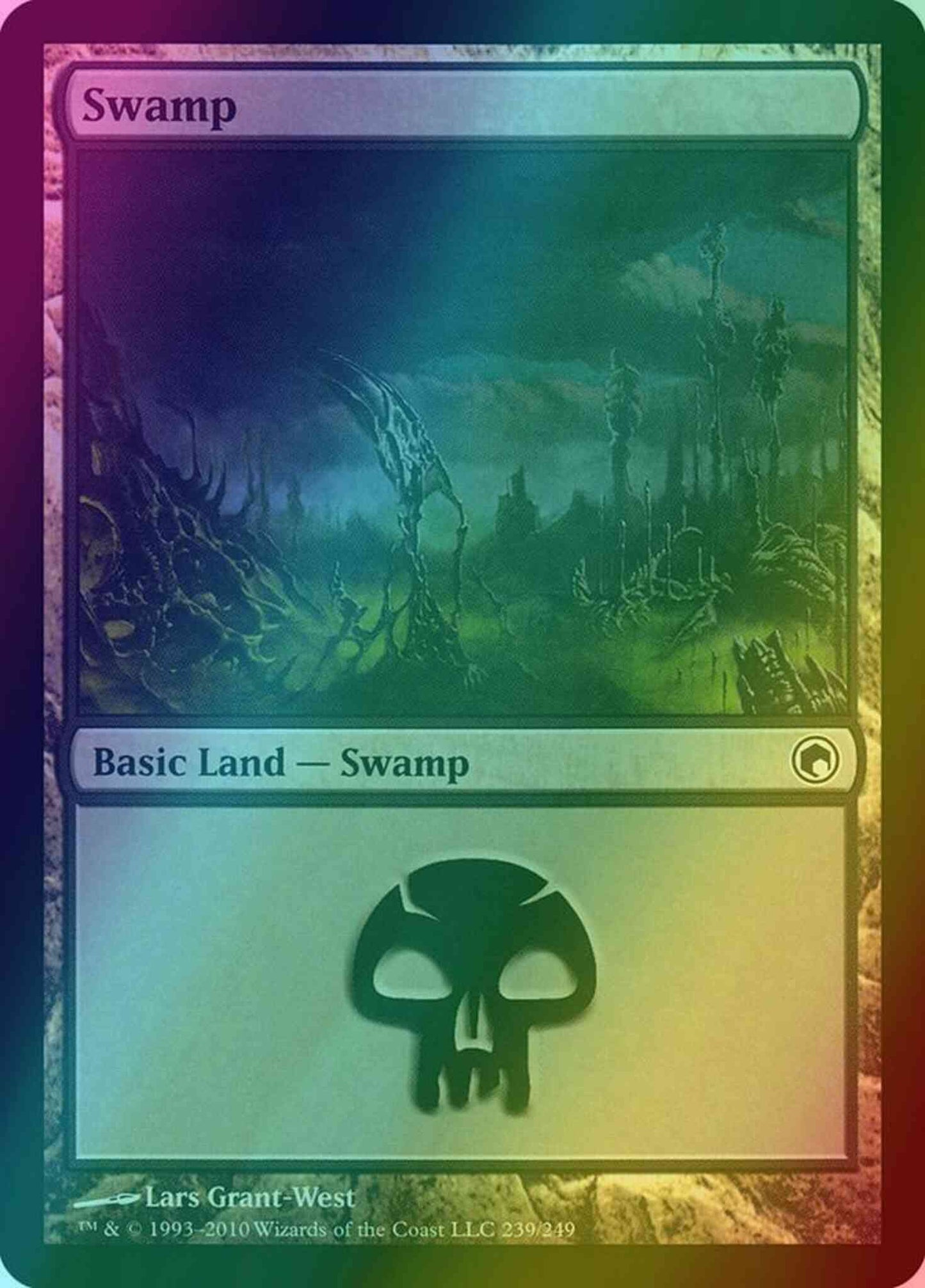 Swamp [239] [Scars Of Mirrodin] [Foil]
